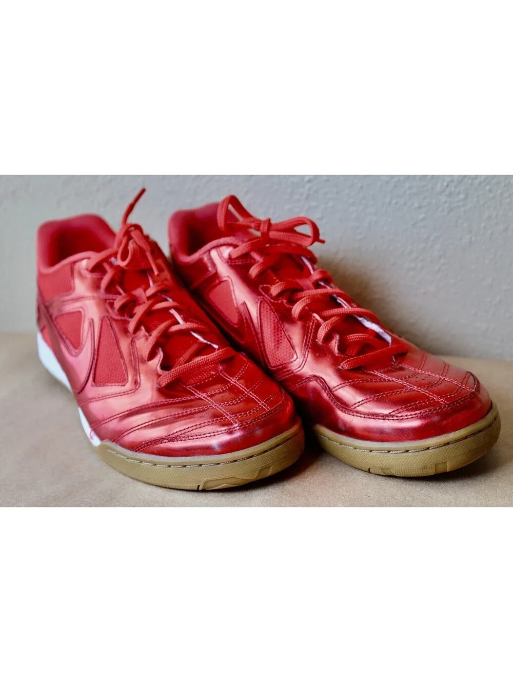 Size 11 - Nike Gato LV8 Metallic Light Crimson Mens